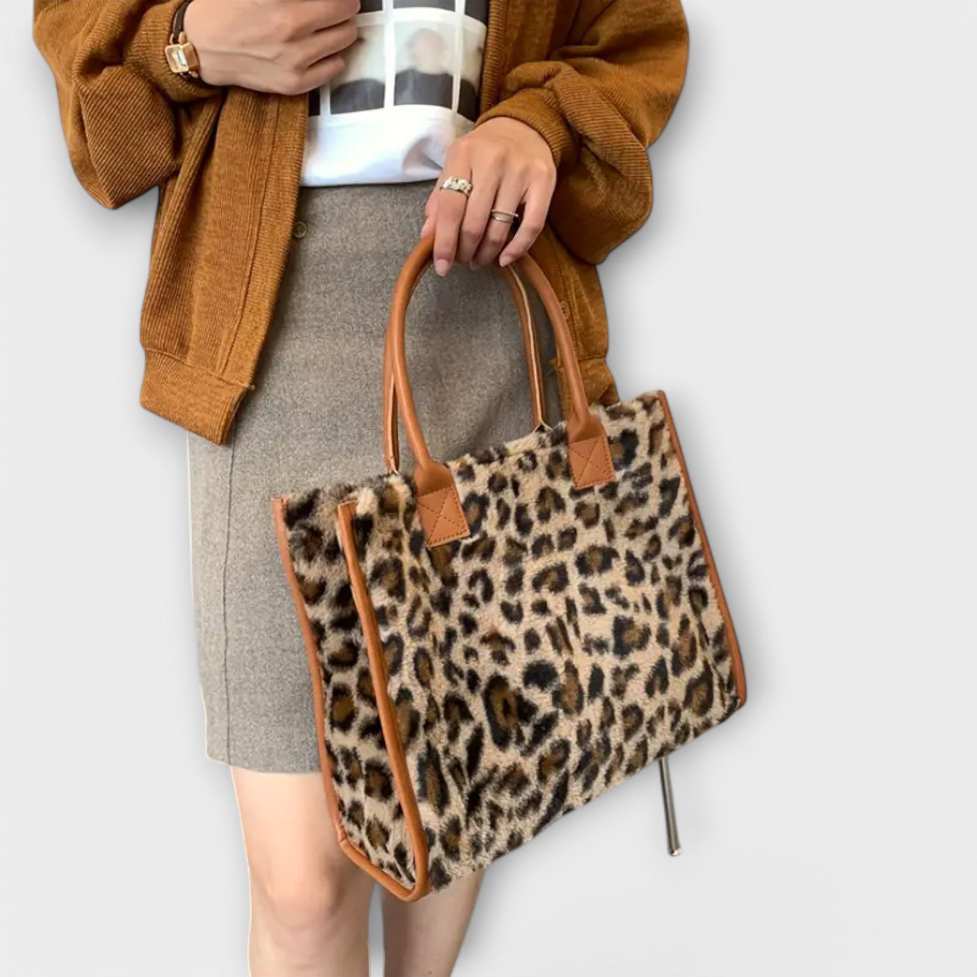 Odalys - Šikk leopardimustriga pehme kott