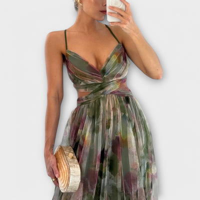 Annai Mesh Maxi Kleid - Elegantne ja figuuri rõhutav