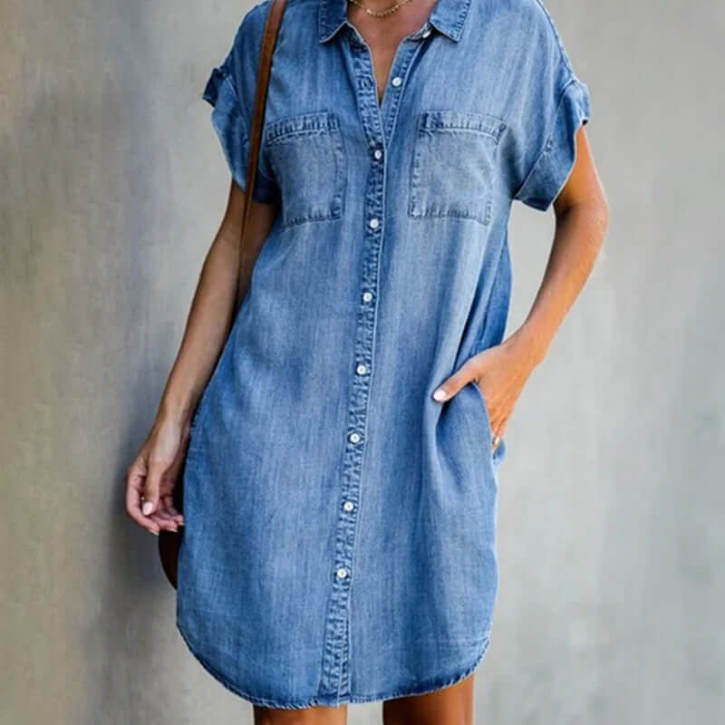 Xenia | Pehme denimkleit