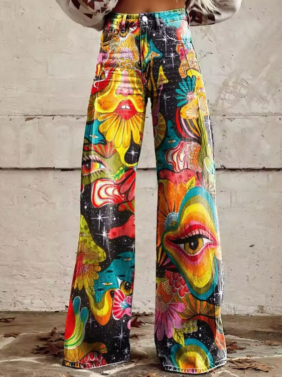 Boho Vintage Püksid stiilse ja boheemlasliku välimuse jaoks