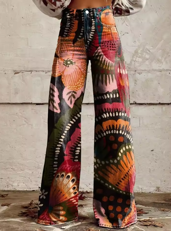 Stiilsed Boho Vintage püksid trendika välimuse jaoks