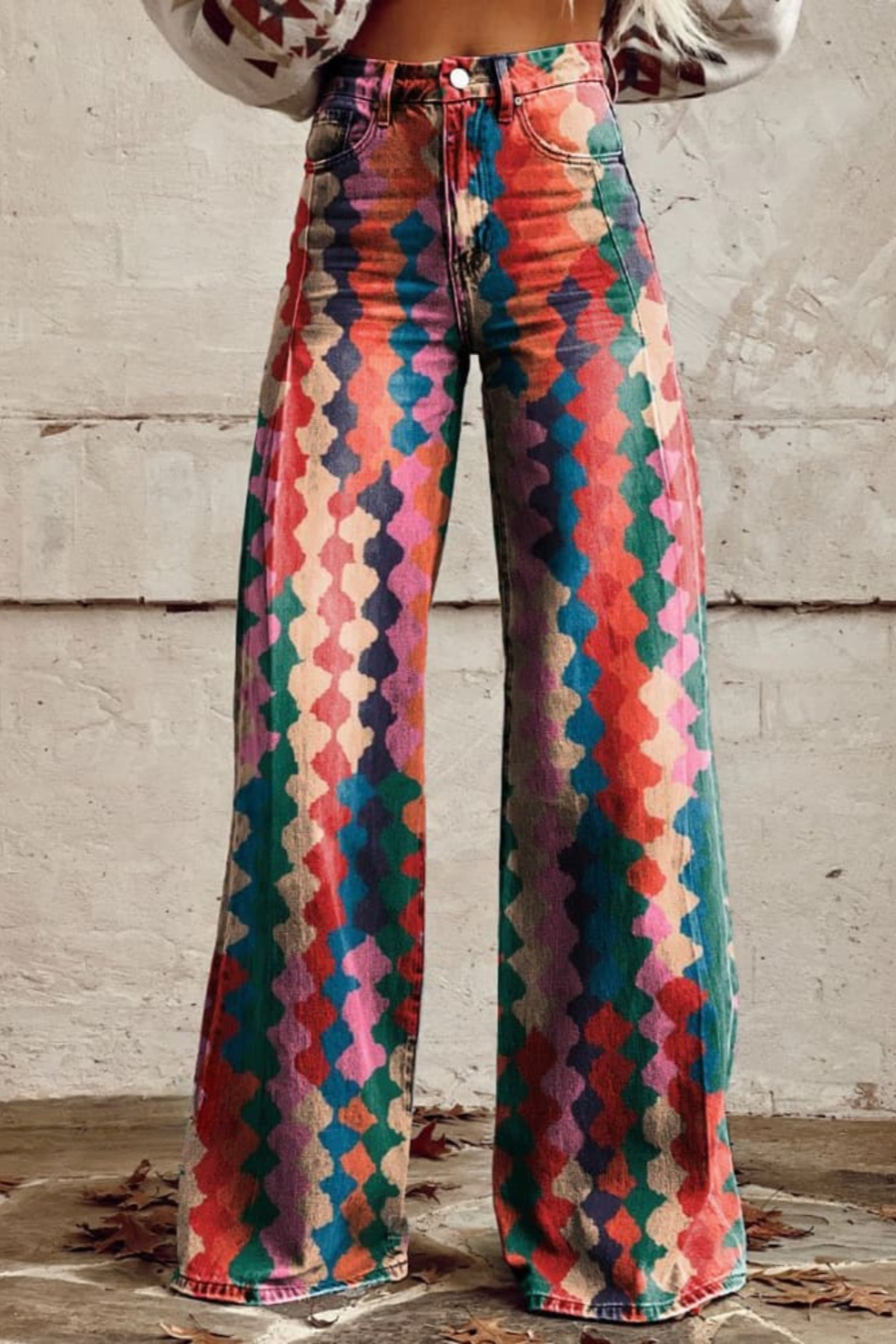 Boho Vintage Püksid stiilse ja mugava välimuse jaoks