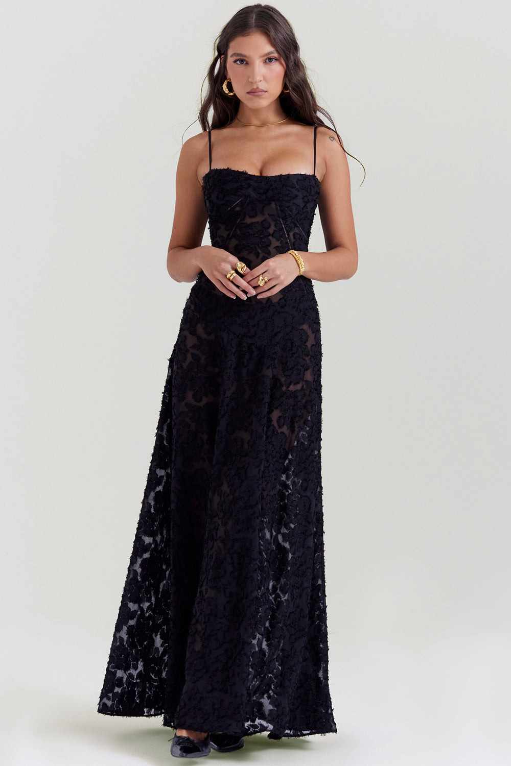Paulette™ | Elegantne Pikk Kleit Korsetiga