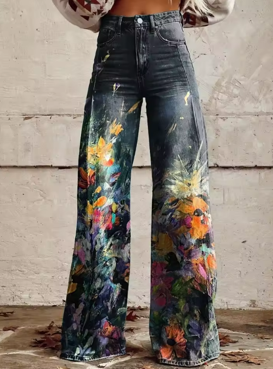 Stiilsed Boho Vintage püksid laisk-chic välimuse jaoks