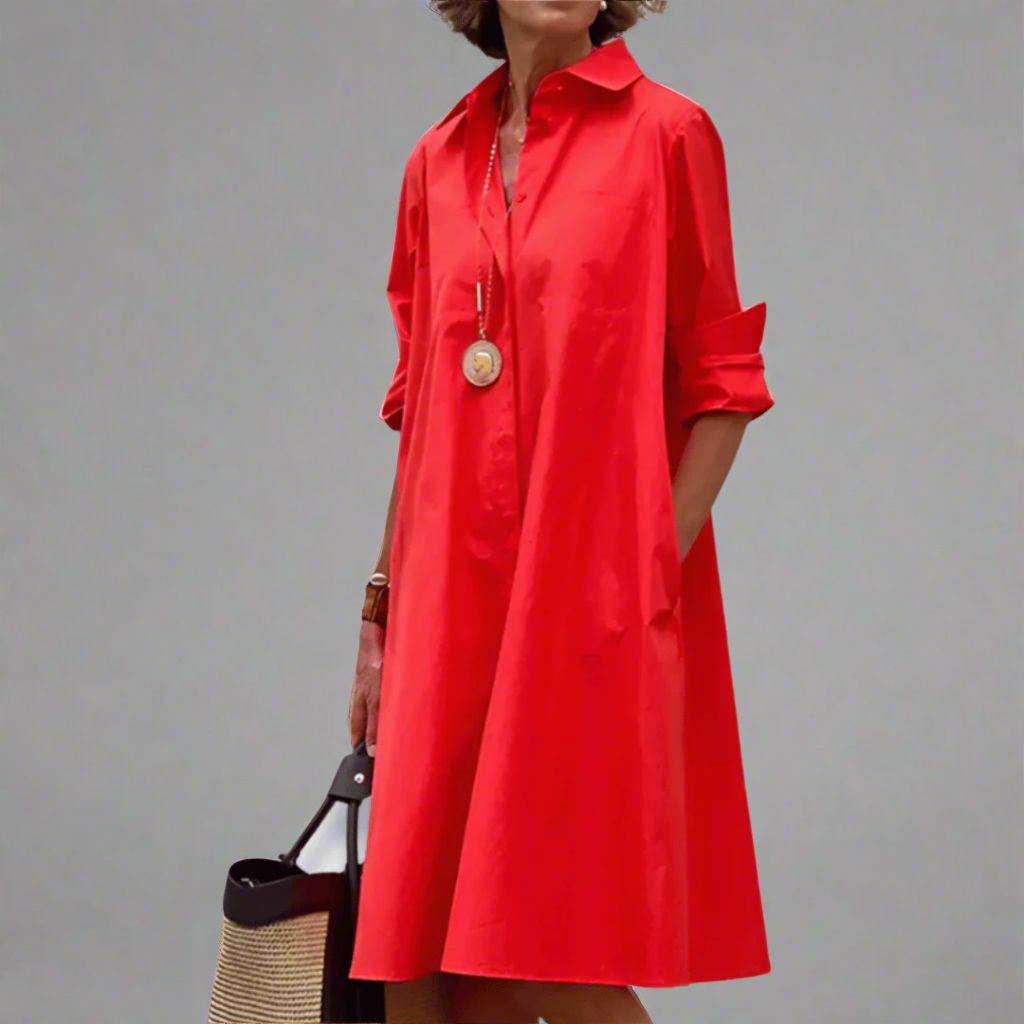 Sandrine | Elegantne ja Mugav Polo-Kleit