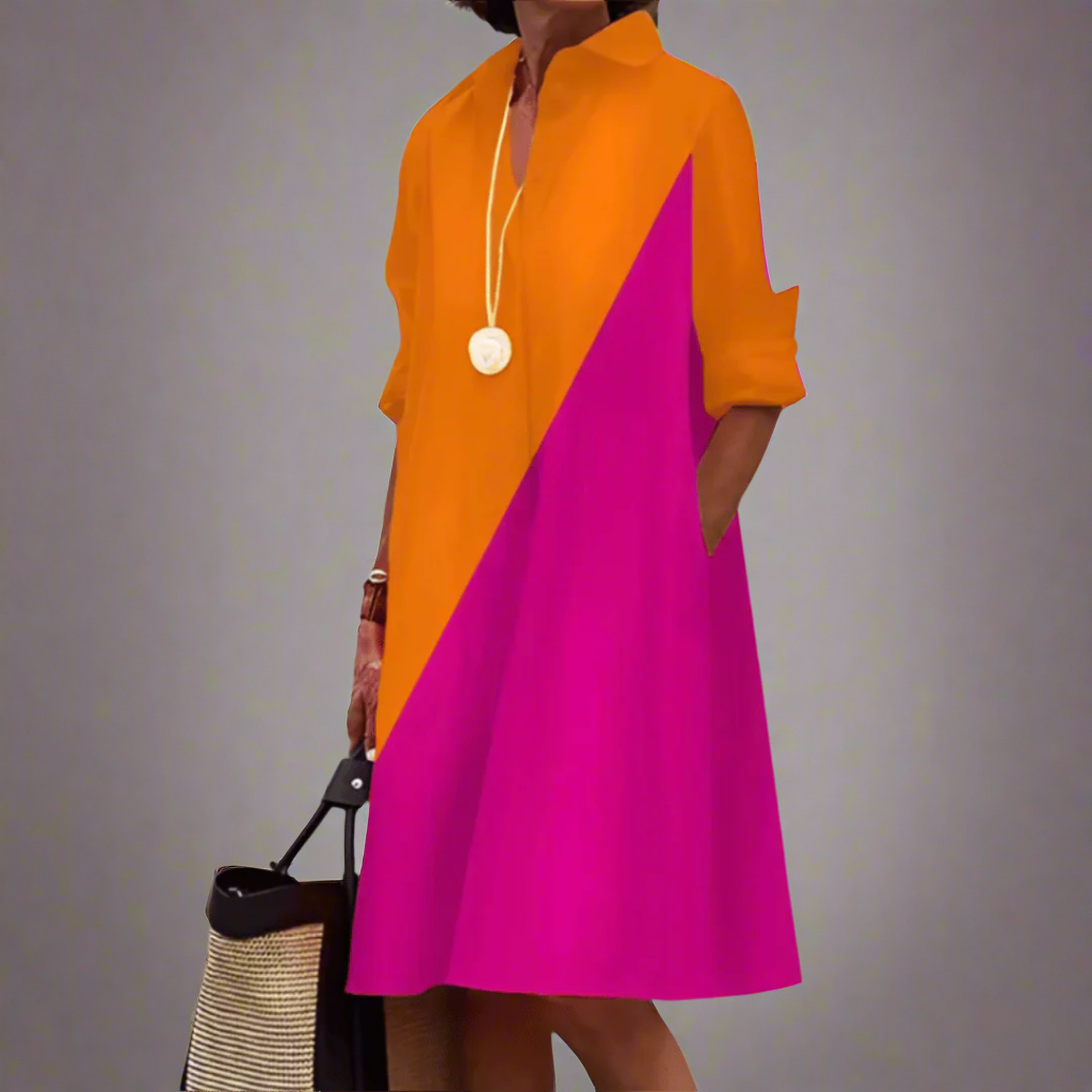 Sandrine | Elegantne ja Mugav Polo-Kleit