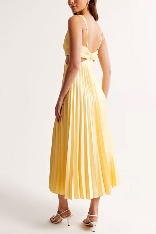 Elsa | Elegantne Plisseeritud Maxikleit