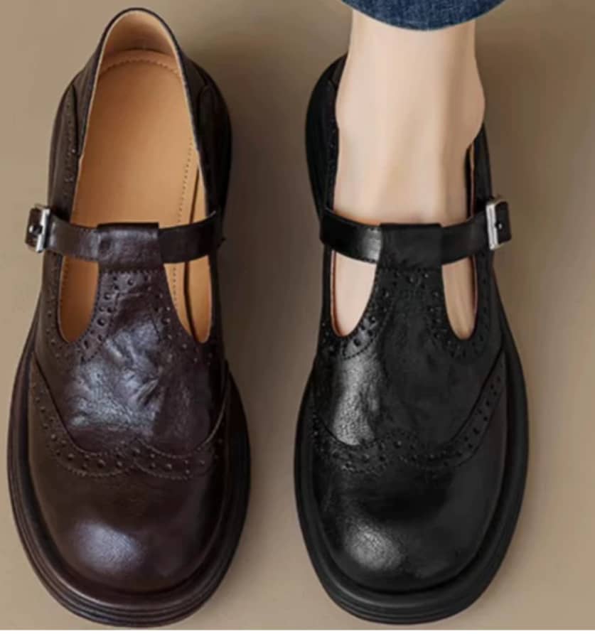 Isla | Elegantne Nahk-Mary Janes