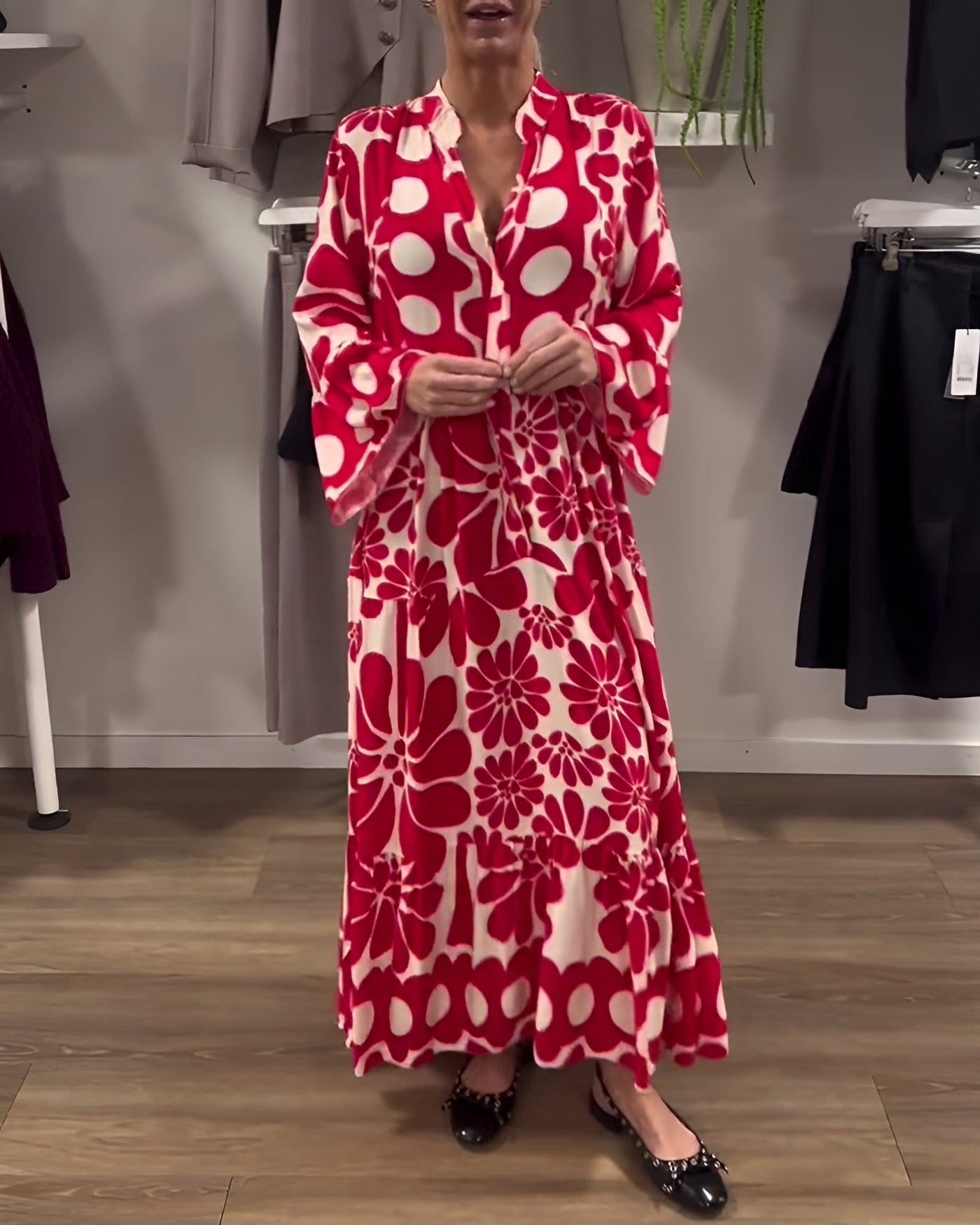 Marielle | Elegantne maksikleidi trükk