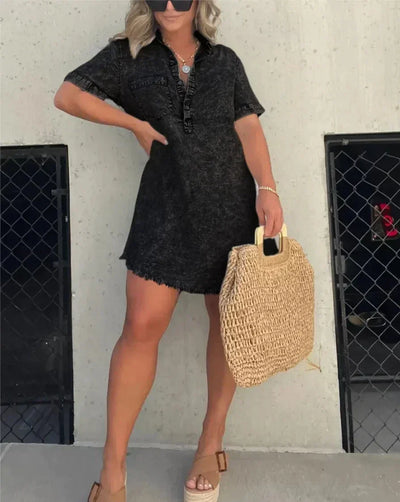 Vera™ | Elegantne Denim Kleid