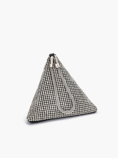 isabella™ Rhinestone Kolmnurga Mini Kott