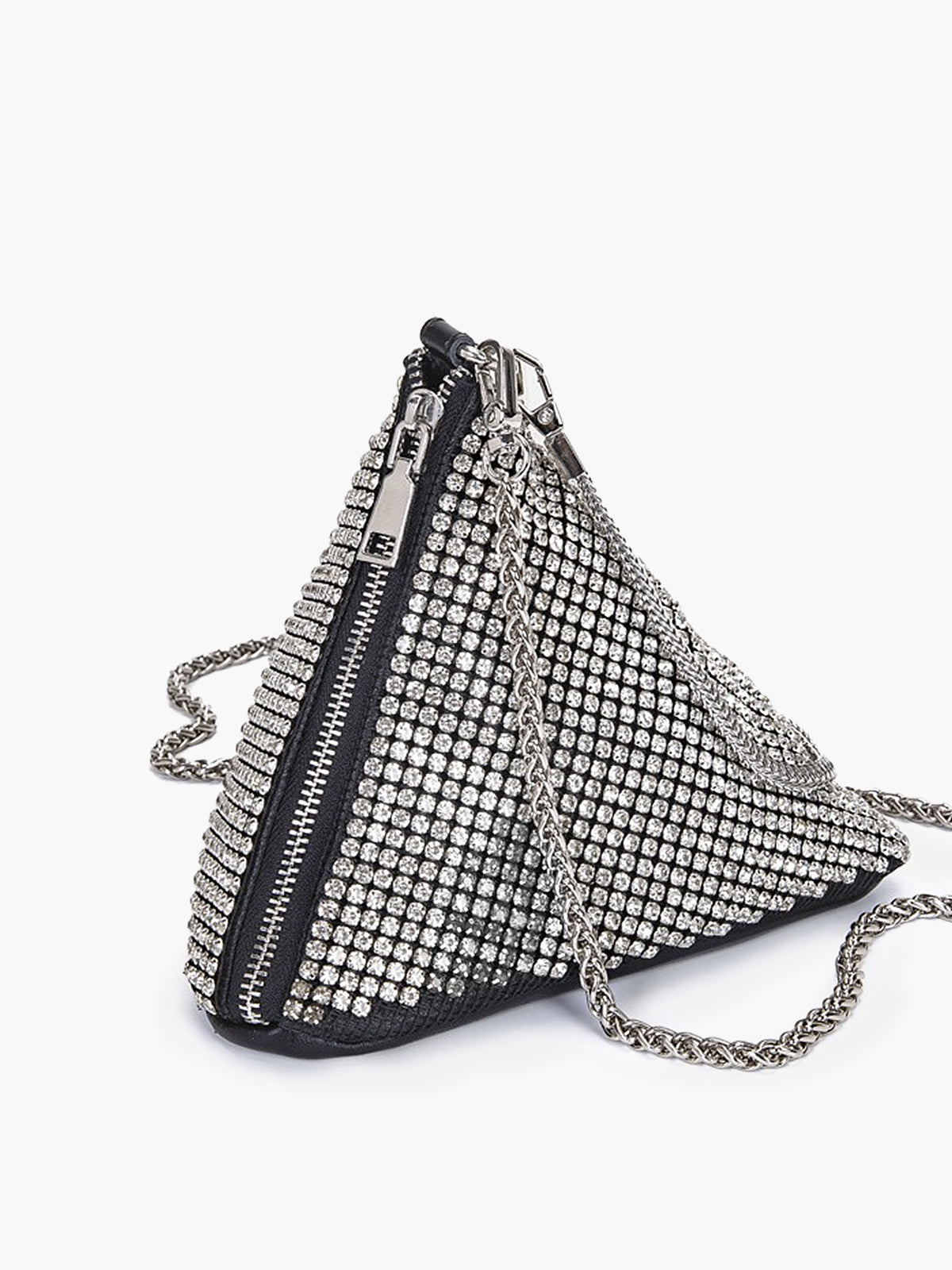 isabella™ Rhinestone Kolmnurga Mini Kott