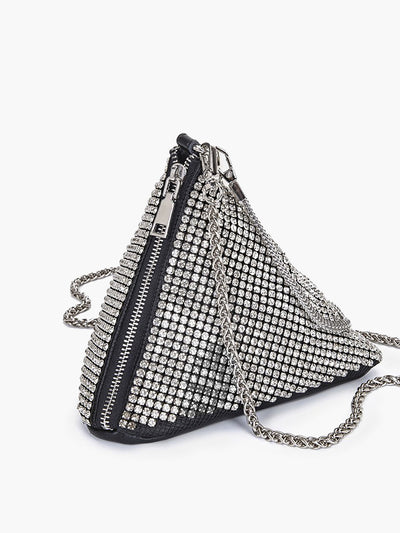 isabella™ Rhinestone Kolmnurga Mini Kott