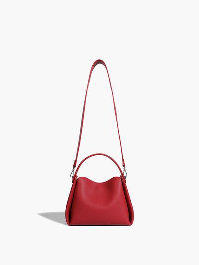 isabella™ Pehme Boxy Detail Crossbody Kott