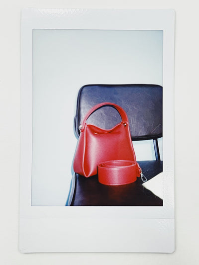 isabella™ Pehme Boxy Detail Crossbody Kott