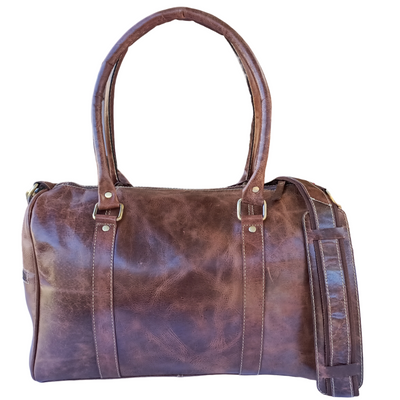 Hullu Hobuse Nahast Mini Duffel Kott