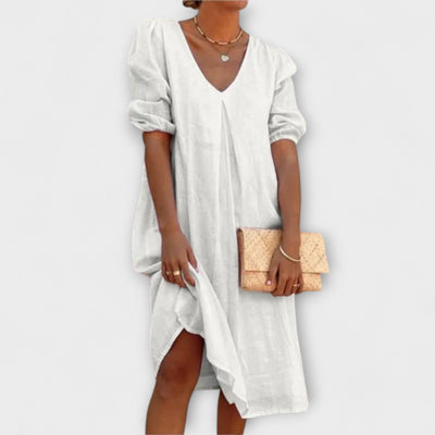 Fanny - Elegantne suvekleit pitsdetailidega