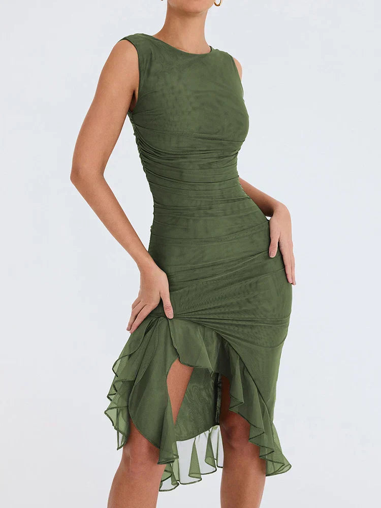 Nancy™ | Elegantne Midi Kleid