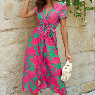 Florence | Kerge ja Elegantne Värviline Kleid