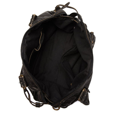 Stiilne Vintage Must Nahk Kott