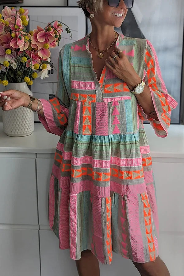 Juliane | Boho-Kiht-Swingkleid