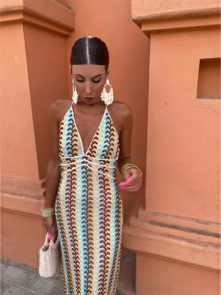 Roxanne™ | Seljata Kleit Halter Kraega