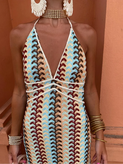 Roxanne™ | Seljata Kleit Halter Kraega