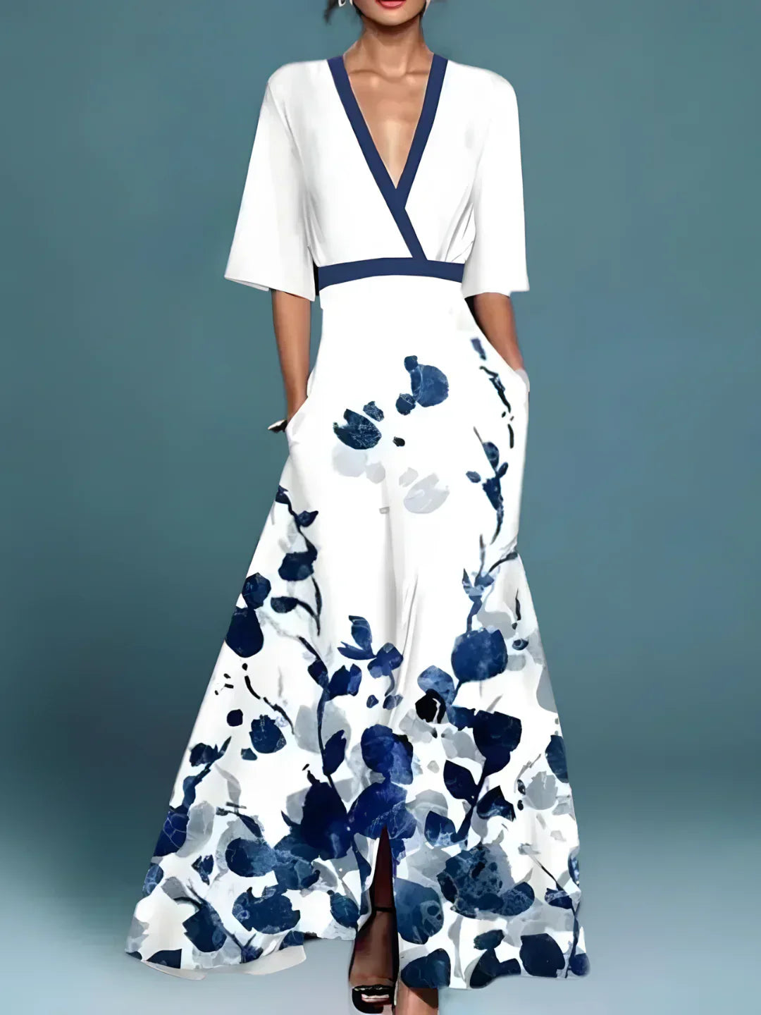 Laure | Elegantne lillekleit