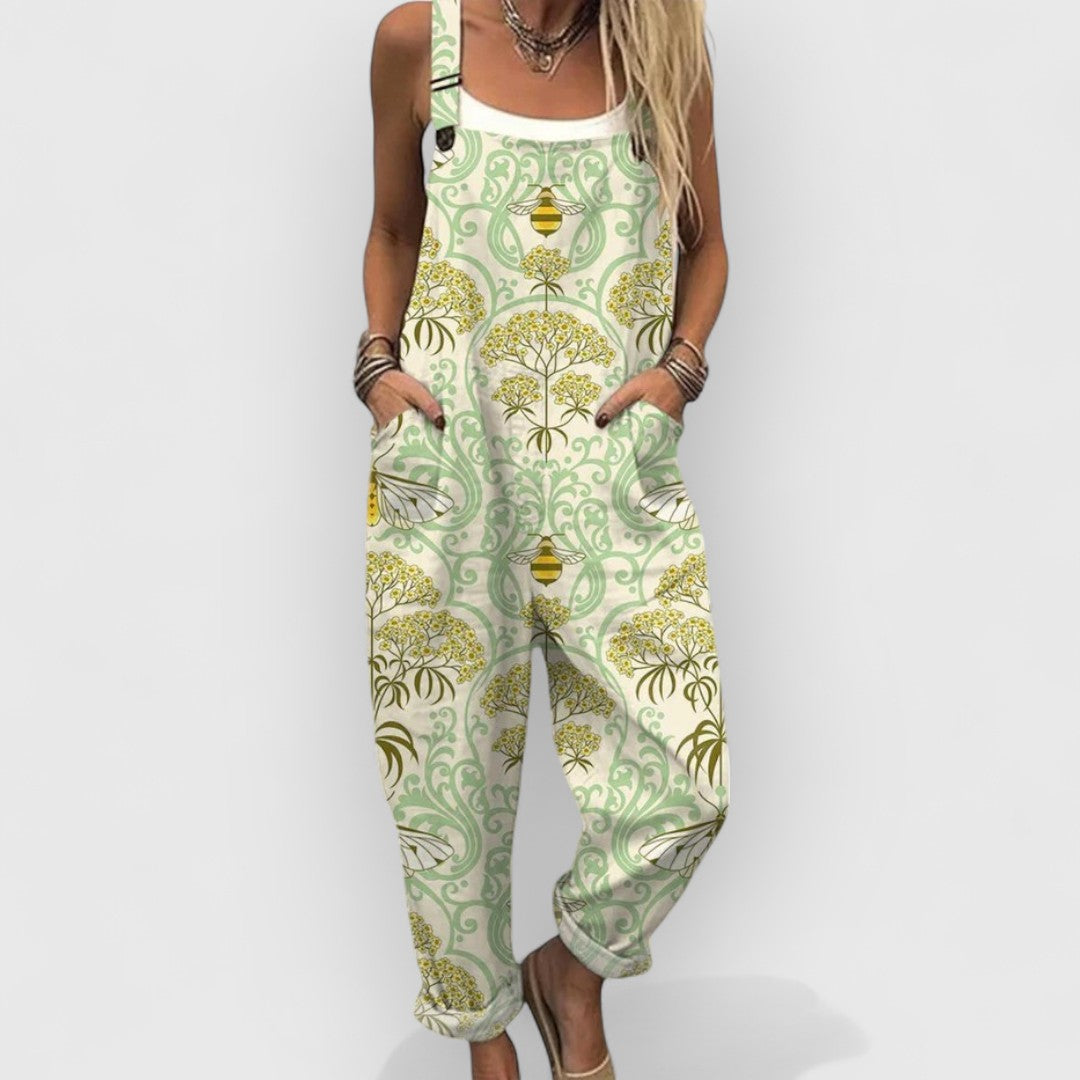 Aurora | Vintage Lilleline Jumpsuit Unikaalse Stiili jaoks