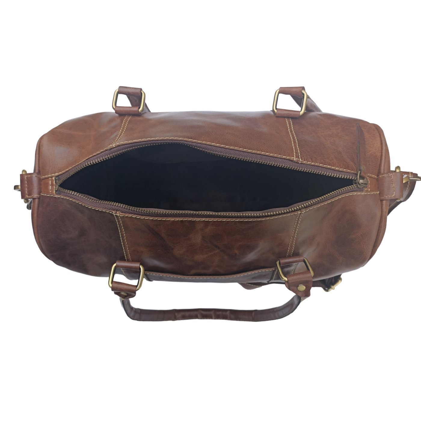 Hullu Hobuse Nahast Mini Duffel Kott