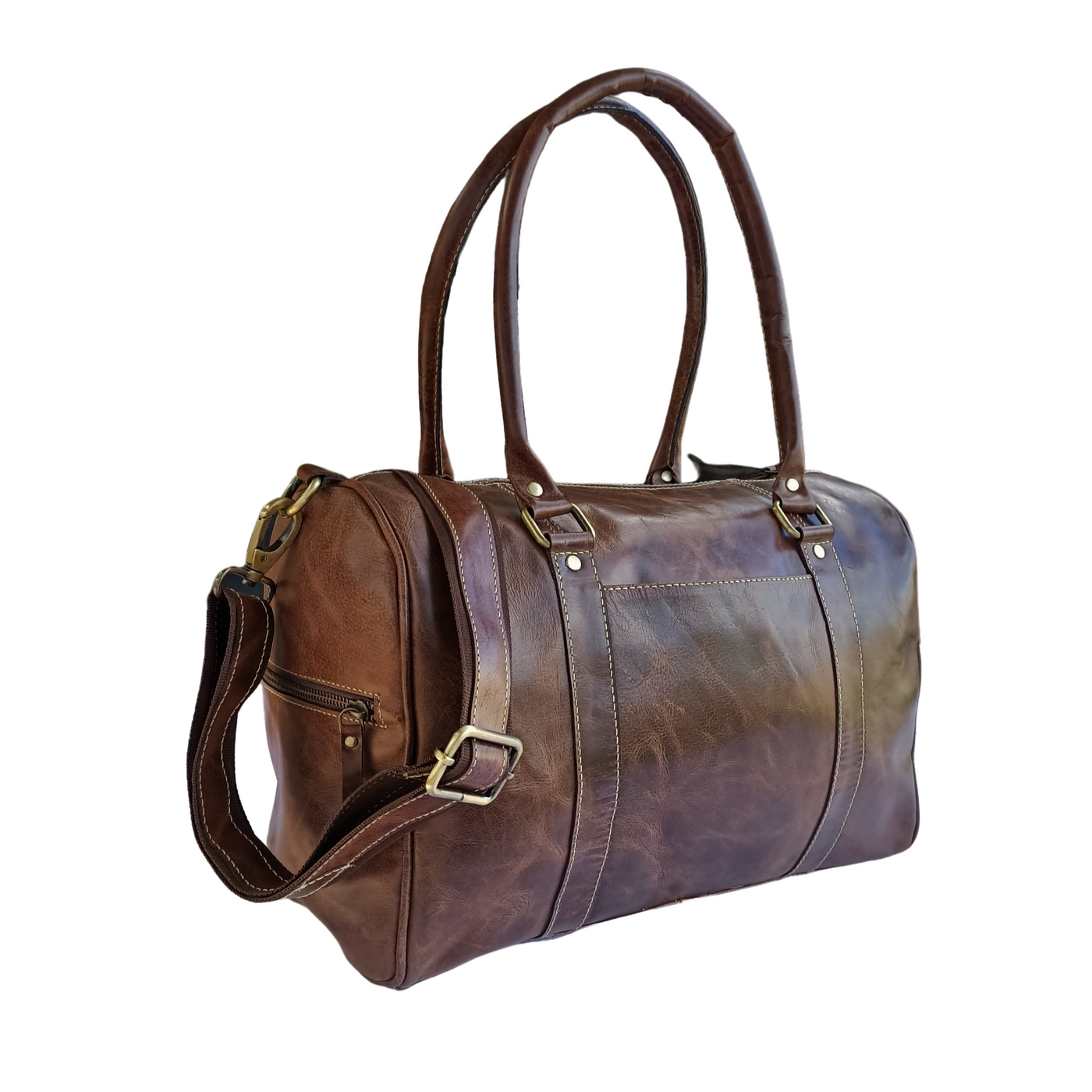 Hullu Hobuse Nahast Mini Duffel Kott