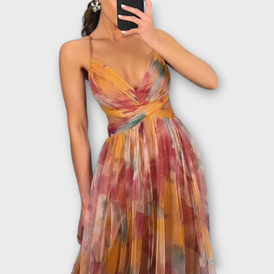 Annai Mesh Maxi Kleid - Elegantne ja figuuri rõhutav