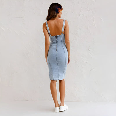 Arianna™ | Denim Kleid