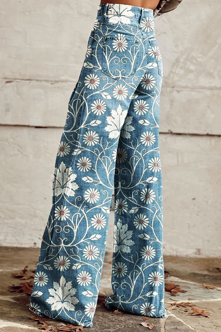 Põnevad Boho Vintage püksid stiilse välimuse jaoks