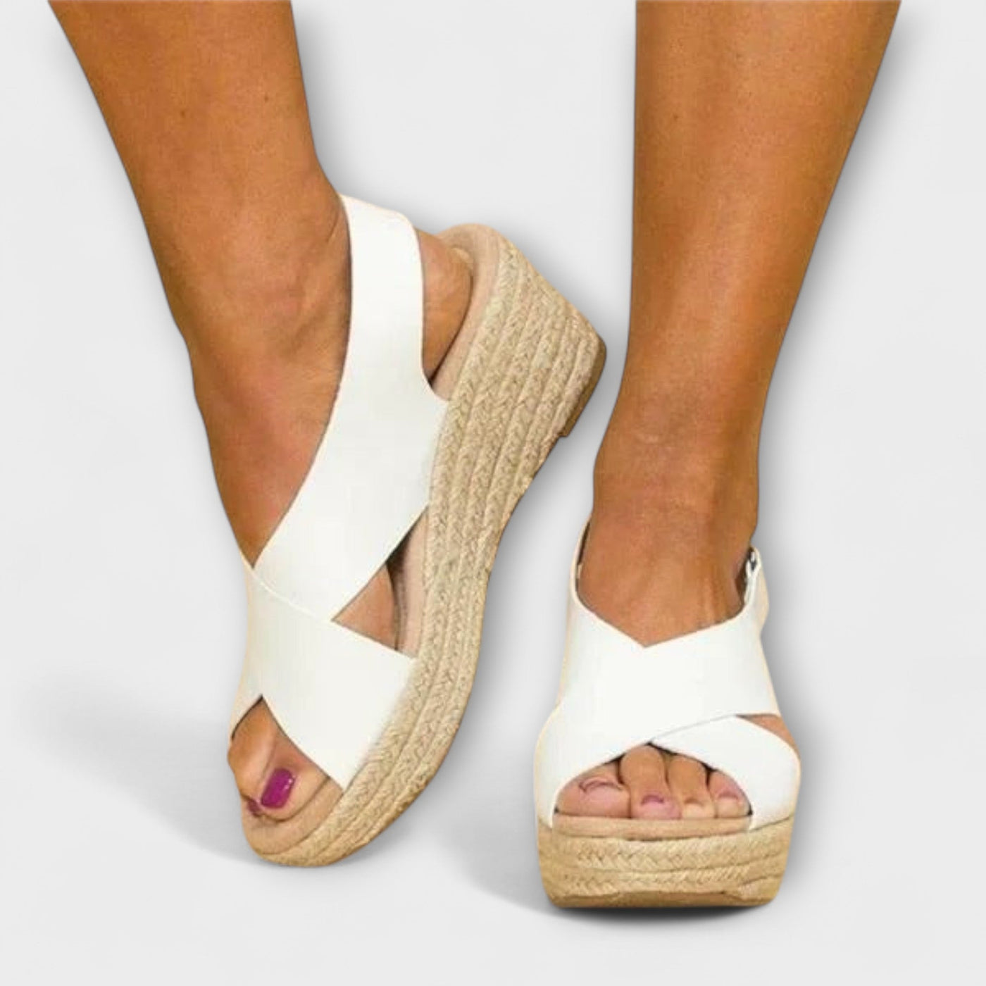 Elegantne espadrillide sandaalid
