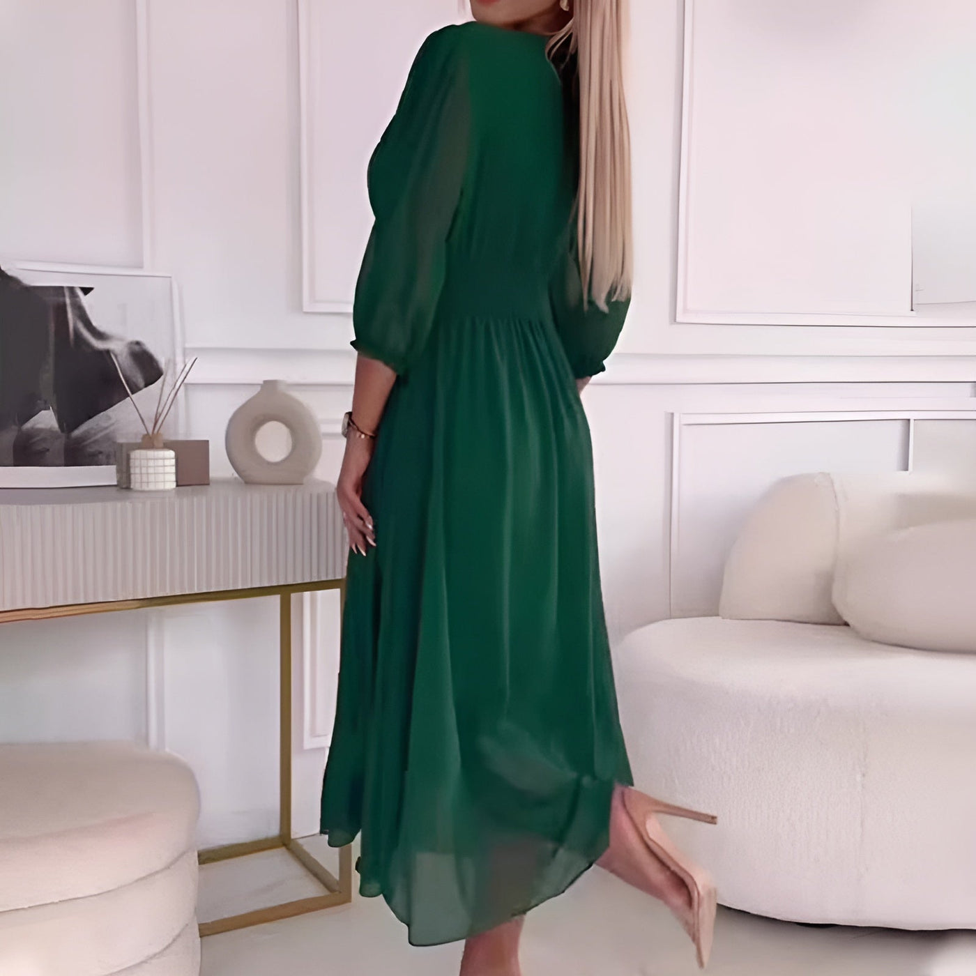 Chiara™ - Elegantne suvekleit ultrakergest siidikreemist