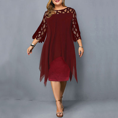Abelone | Elegantne oversize midi kleit