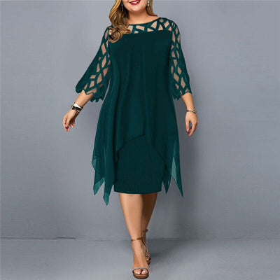 Abelone | Elegantne oversize midi kleit