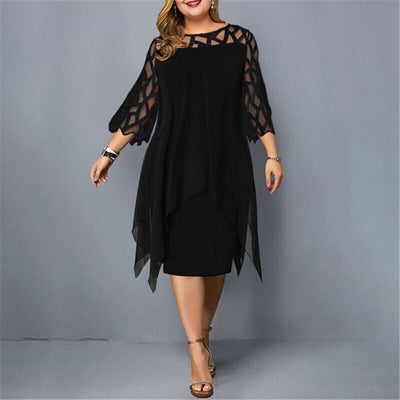 Abelone | Elegantne oversize midi kleit
