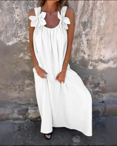 Saskia™ | Maxi Lillemustriga Kleit