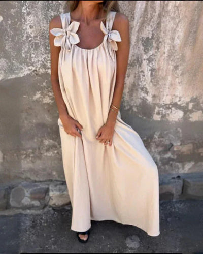 Saskia™ | Maxi Lillemustriga Kleit