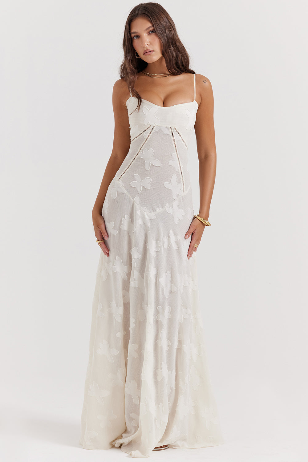 Paulette™ | Elegantne Pikk Kleit Korsetiga