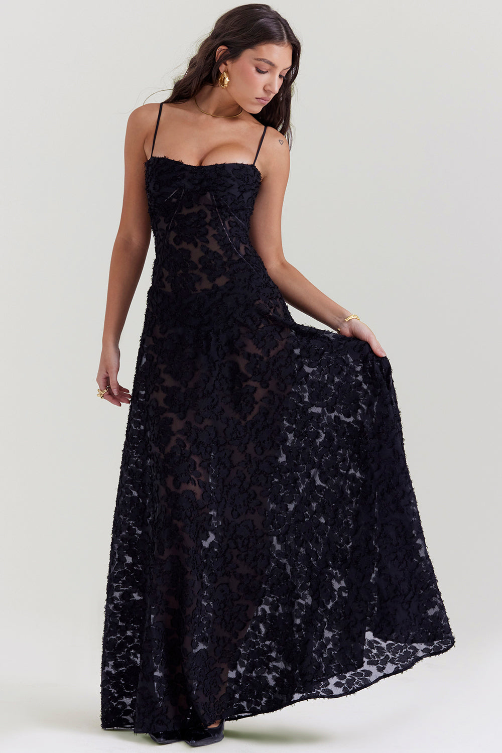 Paulette™ | Elegantne Pikk Kleit Korsetiga