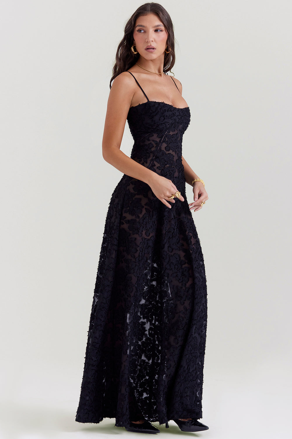 Paulette™ | Elegantne Pikk Kleit Korsetiga