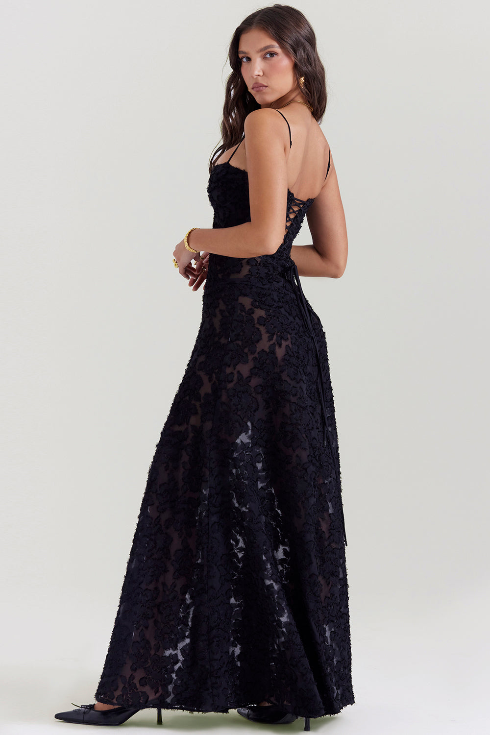 Paulette™ | Elegantne Pikk Kleit Korsetiga