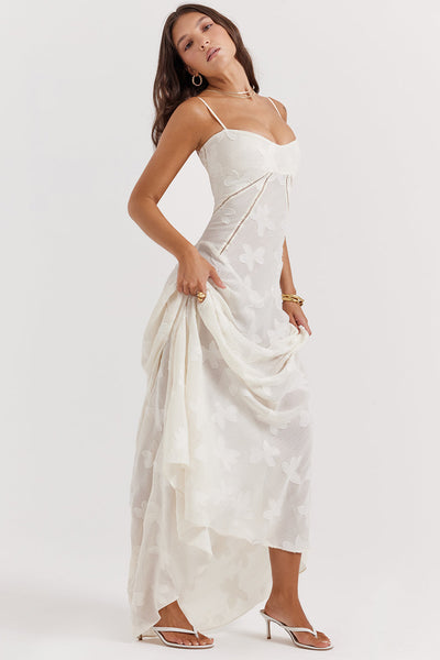 Paulette™ | Elegantne Pikk Kleit Korsetiga
