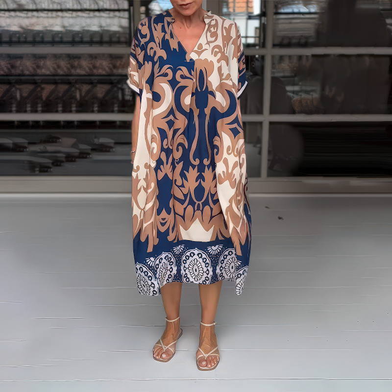 Amelia™ | Elegantne Boho Kleit Kõhule Soodustavate Detailidega