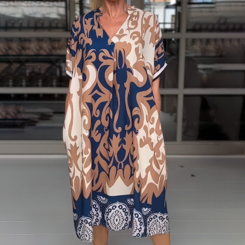 Amelia™ | Elegantne Boho Kleit Kõhule Soodustavate Detailidega