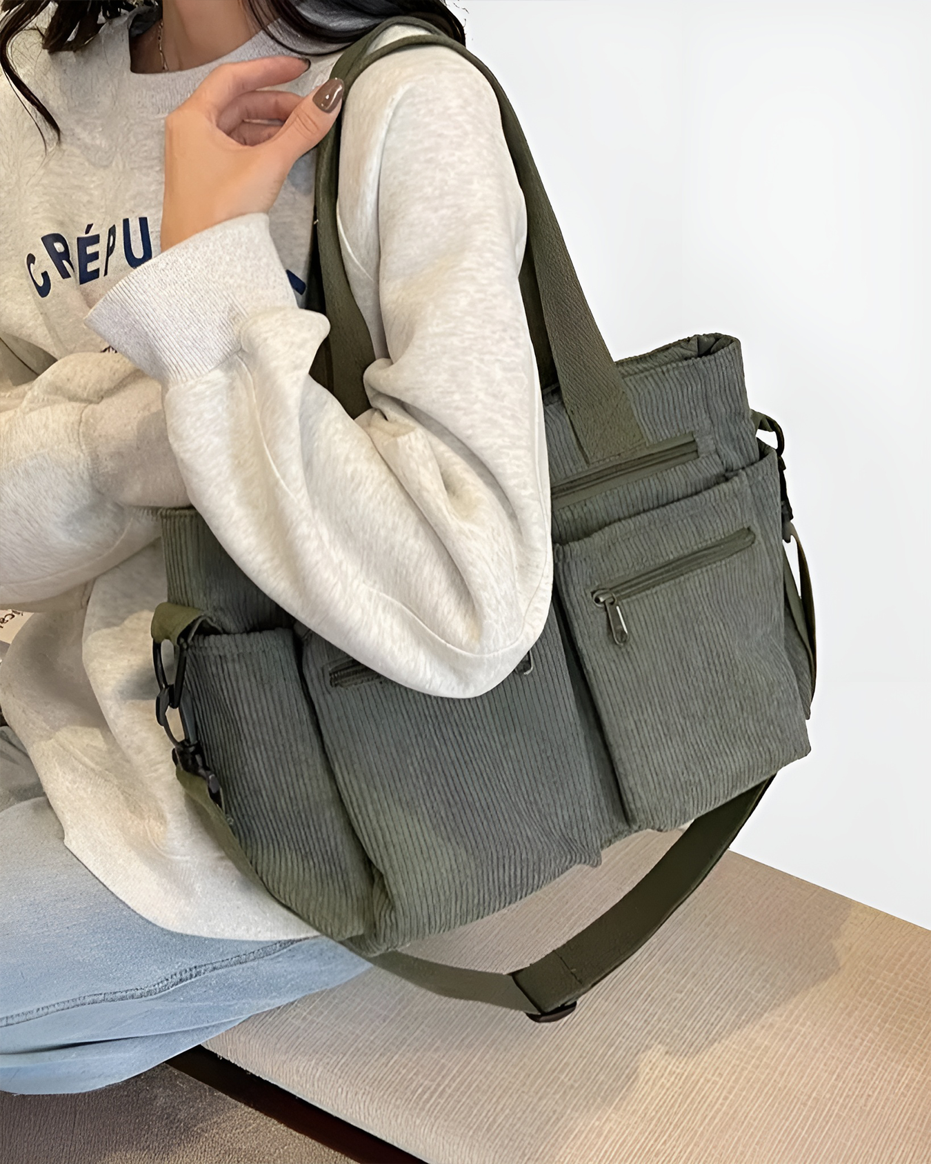 isabella™ Korduroo Utility Kott