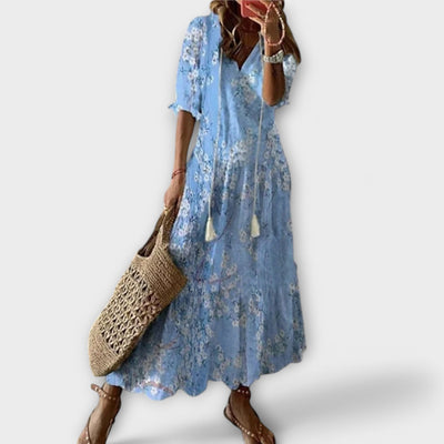 Bettina - Boheemlaste Maxi Kleit